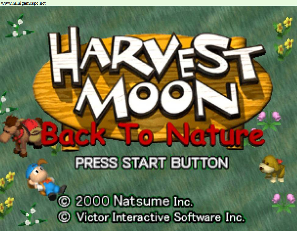  Harvest Moon Back to Nature For PC